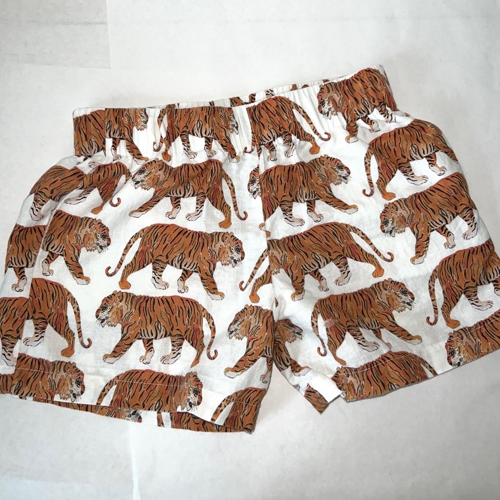 Tiger Print Shorts Brooke Wright SZ XS/S